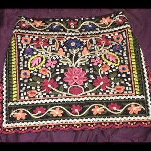 Embroider skirt