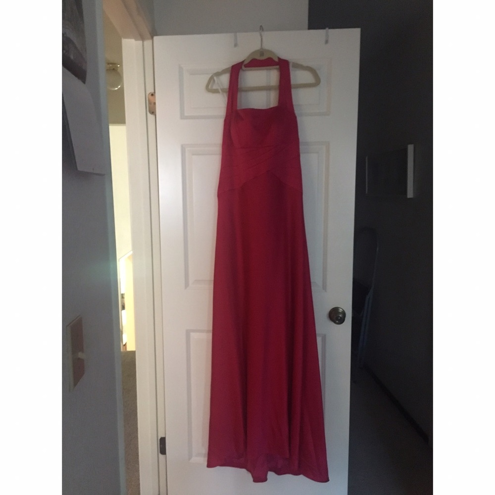 Calvin Klein Hot Pink Halter Dress