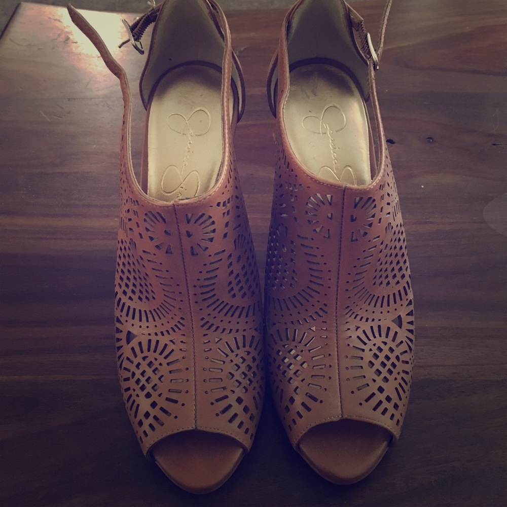 Jessica Simpson cutout style heels