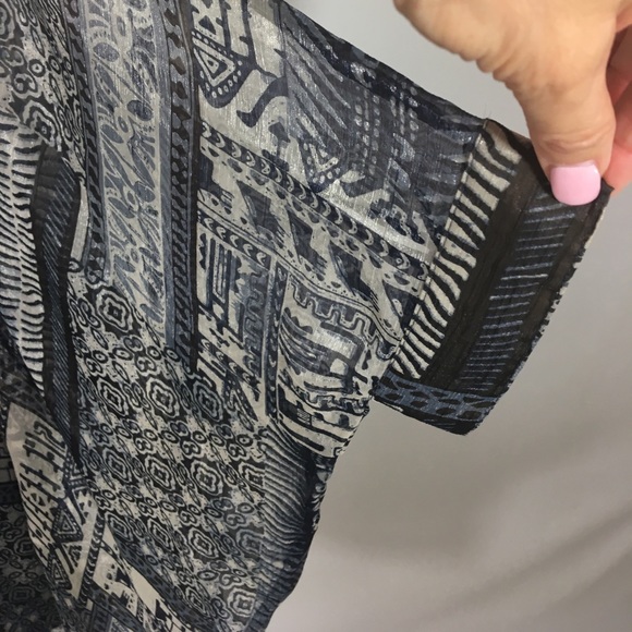 🎉HP Miilla Tribal print tunic with tank blue whit - Picture 4 of 5