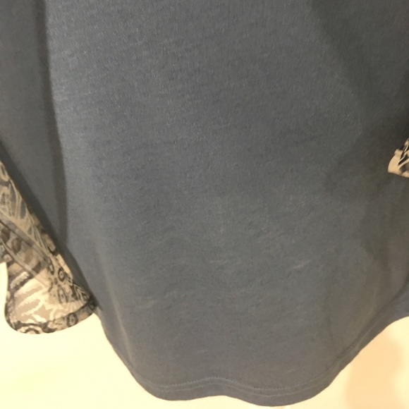 🎉HP Miilla Tribal print tunic with tank blue whit - Picture 5 of 5