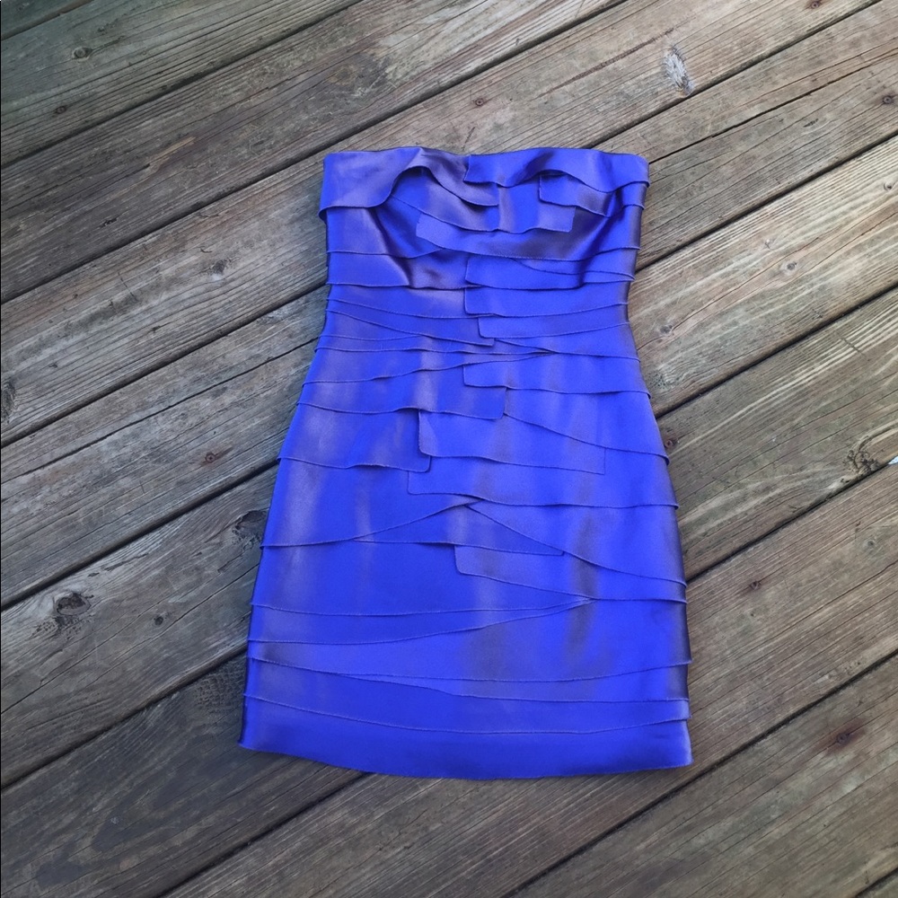 Bebe mini strapless dress- size xxs