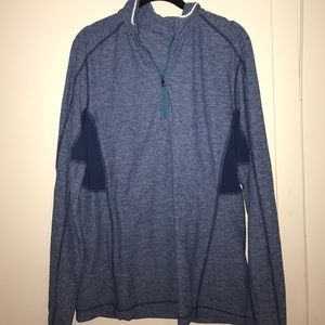 Men's blue lululemon half zip ! Perfect condition