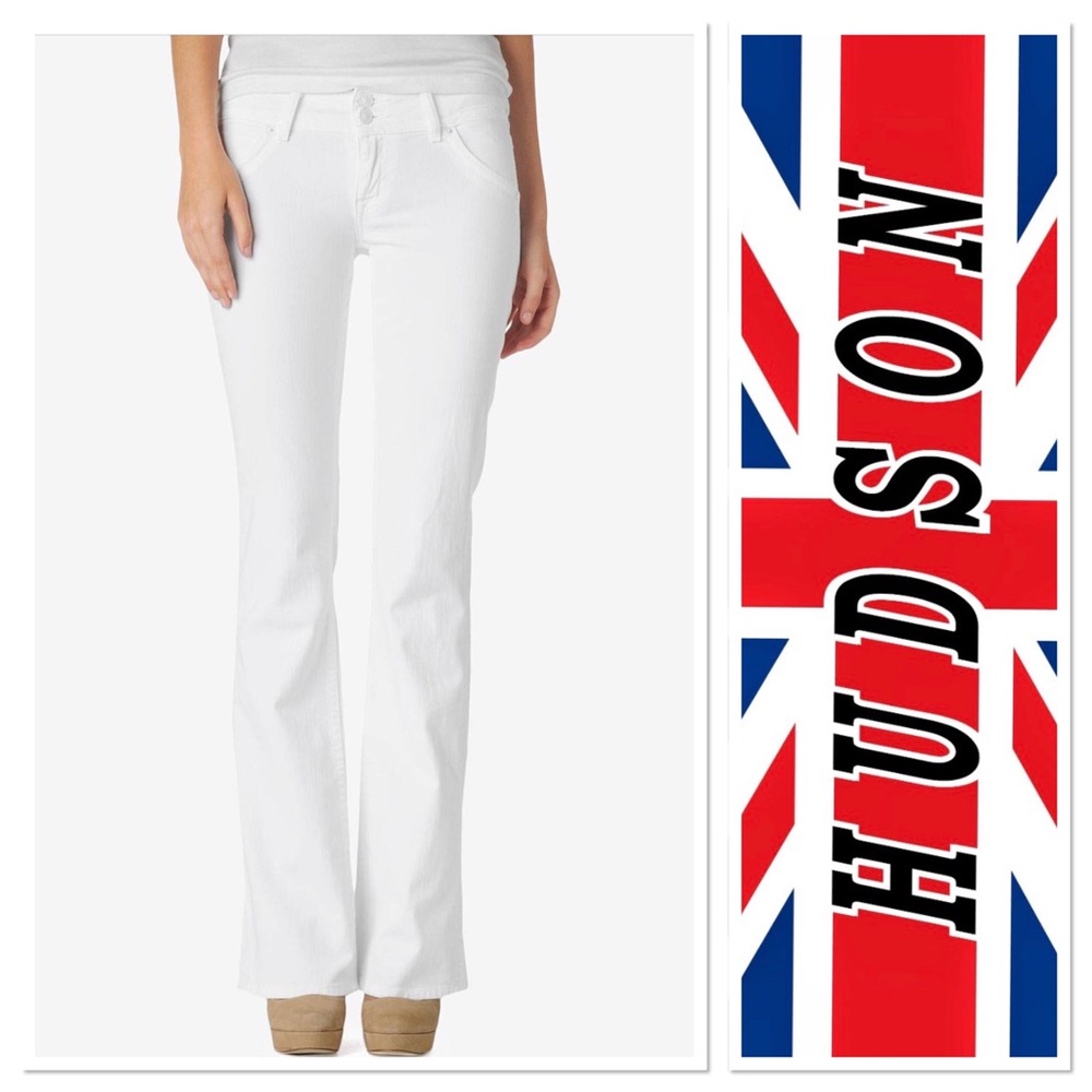 Hudson Women's Signature Boot Jean in White
