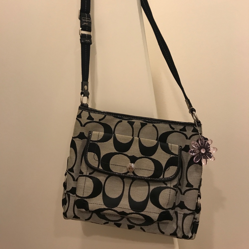 Black Coach crossbody