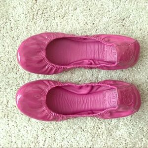 Reduced! Tory Burch Flat -Pink Patent 💕