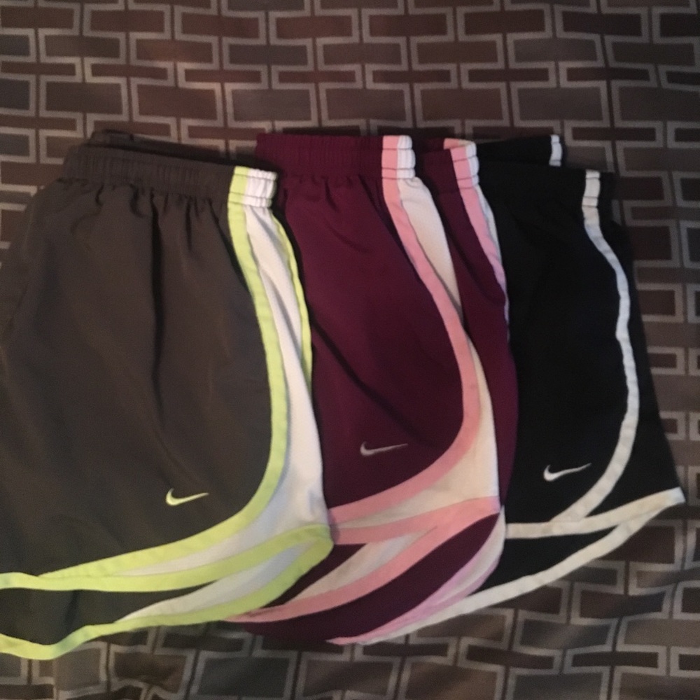 Trio pack Nike running shorts