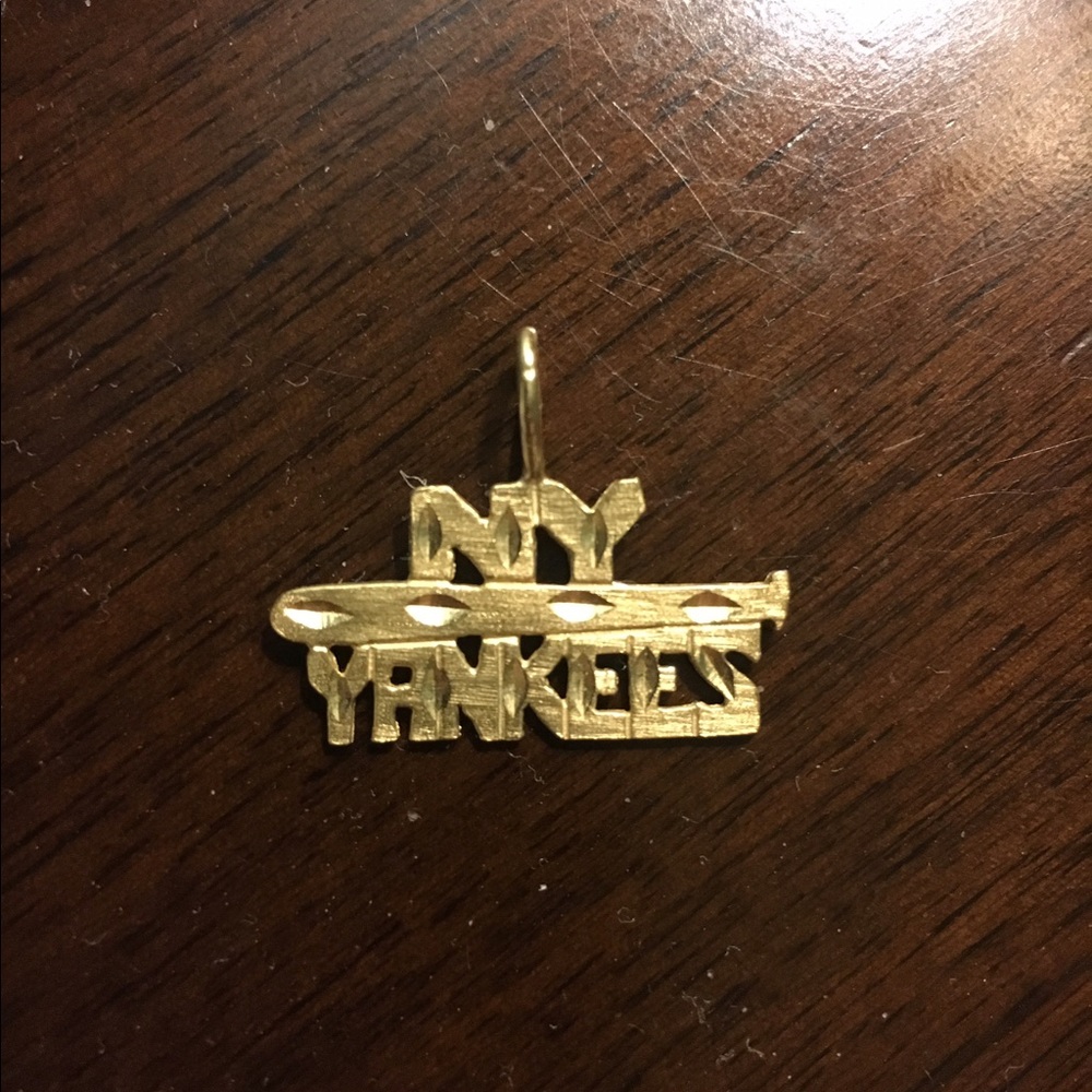 14 KT Gold Yankees Charm