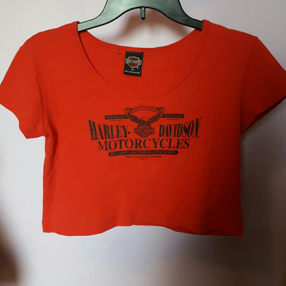 Harley Davidson crop top