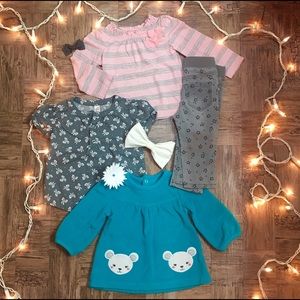 3 Shirts & Pants with Stars