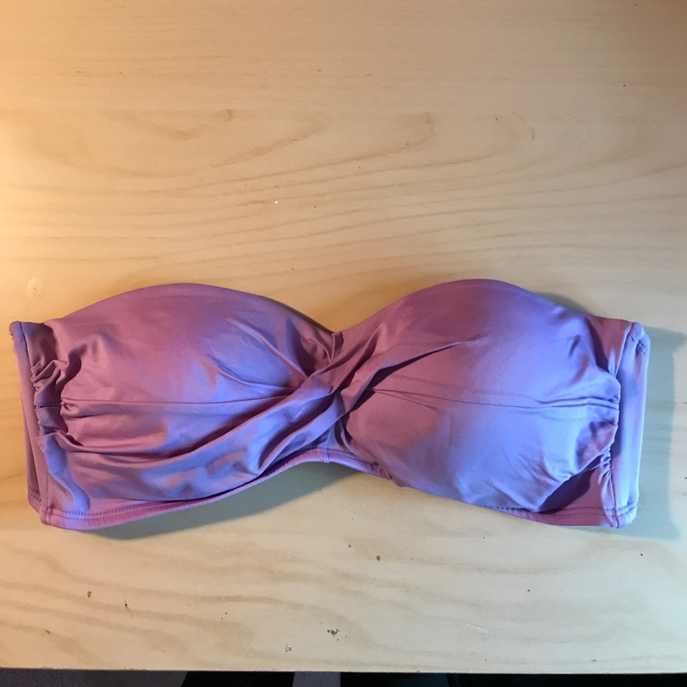 Lavender Bandeau Swim Top