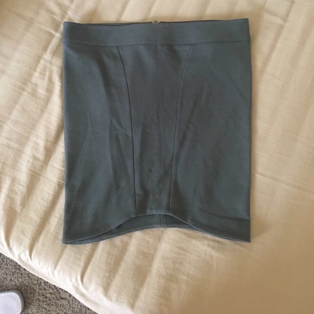 Helmut Lang jersey mini skirt