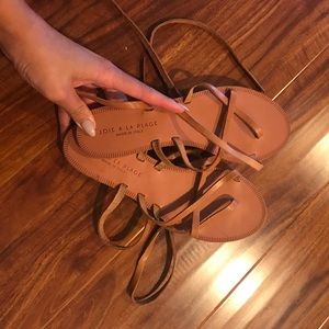Joie Lace up Sandals