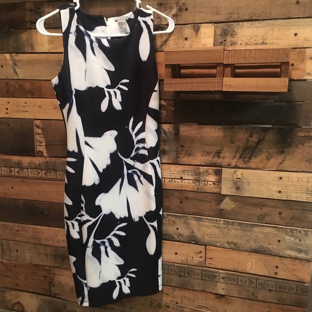 H&M Fitted Floral Dress - Picture 1 of 3