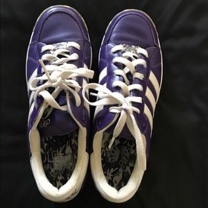 Purple Adidas Sneakers Size 8-1/2