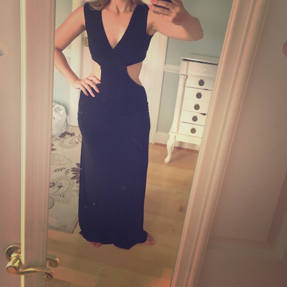 The Long Black Dress
