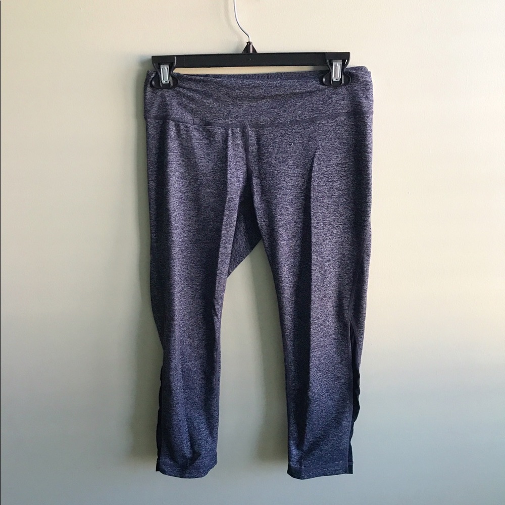 Heather grey Zella cropped leggings