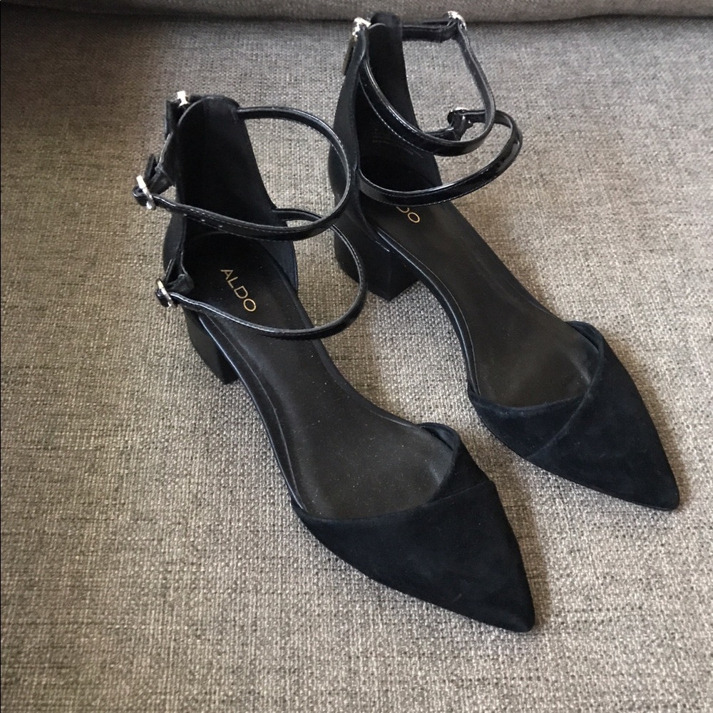 Aldo Recien Block Heel. Chic and Comfy!