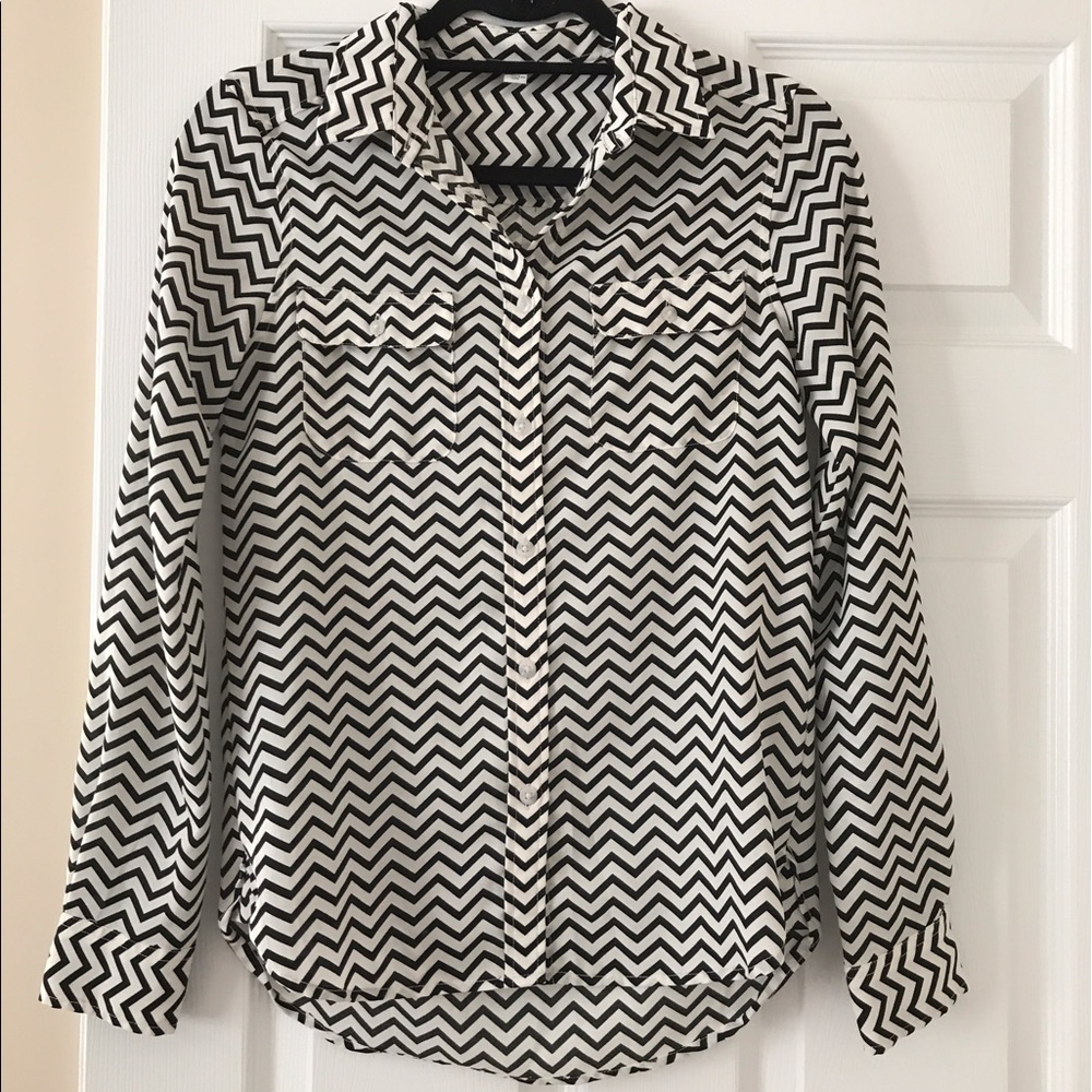 American Eagle Chevron Blouse
