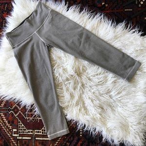 Lululemon Cropped Wunder Under in Wee Stripe