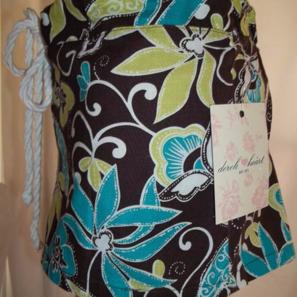 Derek Heart Floral Junior Girls Shorts-Size:XL-NWT - Picture 2 of 7