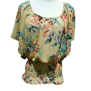 Roommates Floral Print breezy top