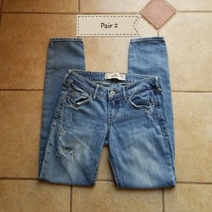 Hollister skinny jeans 3S (PAIR 2)