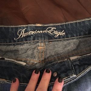 American Eagle cut off denim shorts