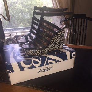 Lucky Brand Labelle Women's Wedge Sandal US 7.5M