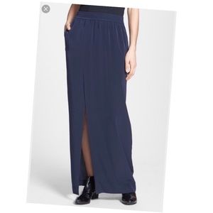 Tildon Side Slit Maxi Skirt