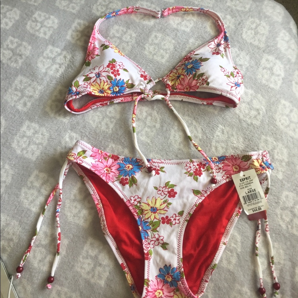Esprit beach floral bikini