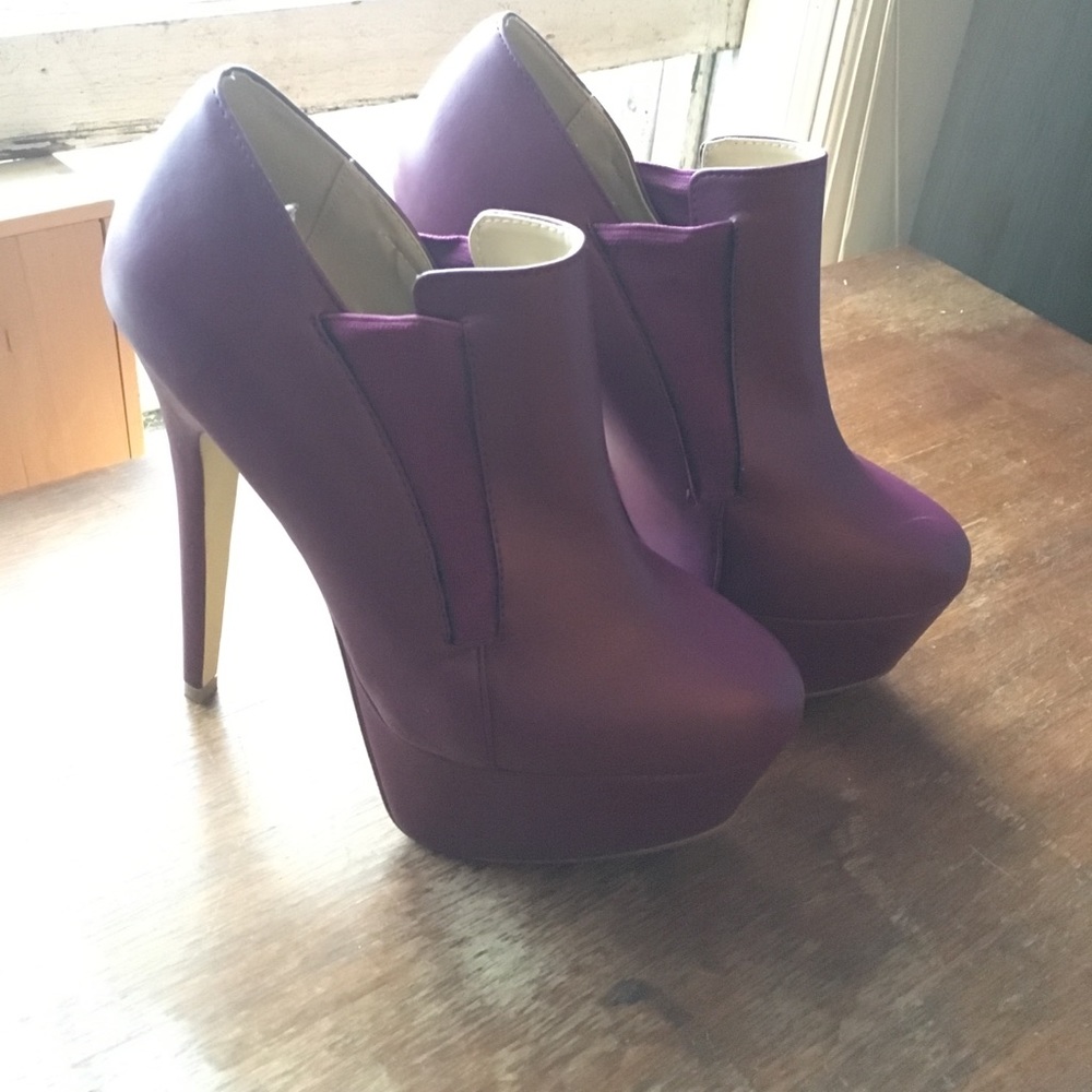 Platform booties