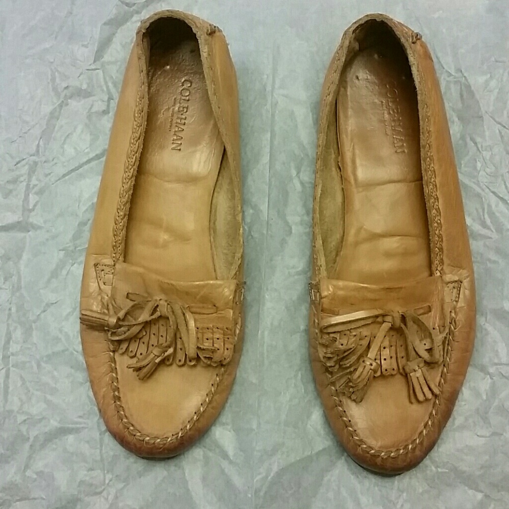 Call Haan loafer driving shoe Flats tassel 8
