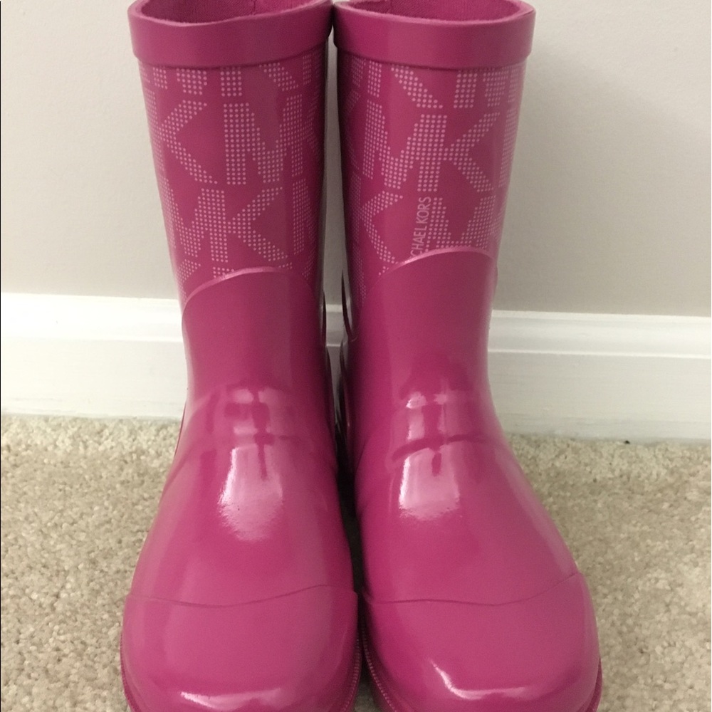 Mk Rain boots shoes size 9 girls