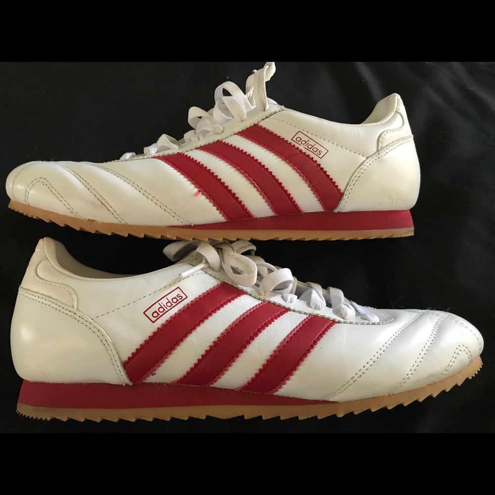 Red/white Adidas Originals Sneakers. Size 8-1/2