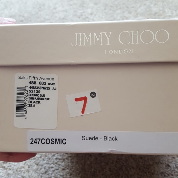 πHPπ Jimmy Choo Black Cosmic Pumps- ASO Kate Middleton - Rare! - Picture 4 of 8