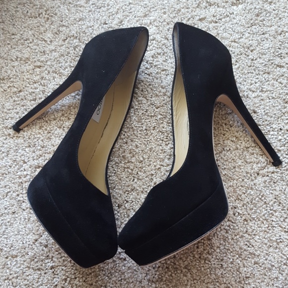 πHPπ Jimmy Choo Black Cosmic Pumps- ASO Kate Middleton - Rare! - Picture 8 of 8