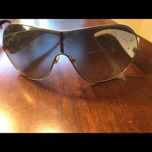 Versace white sunglasses