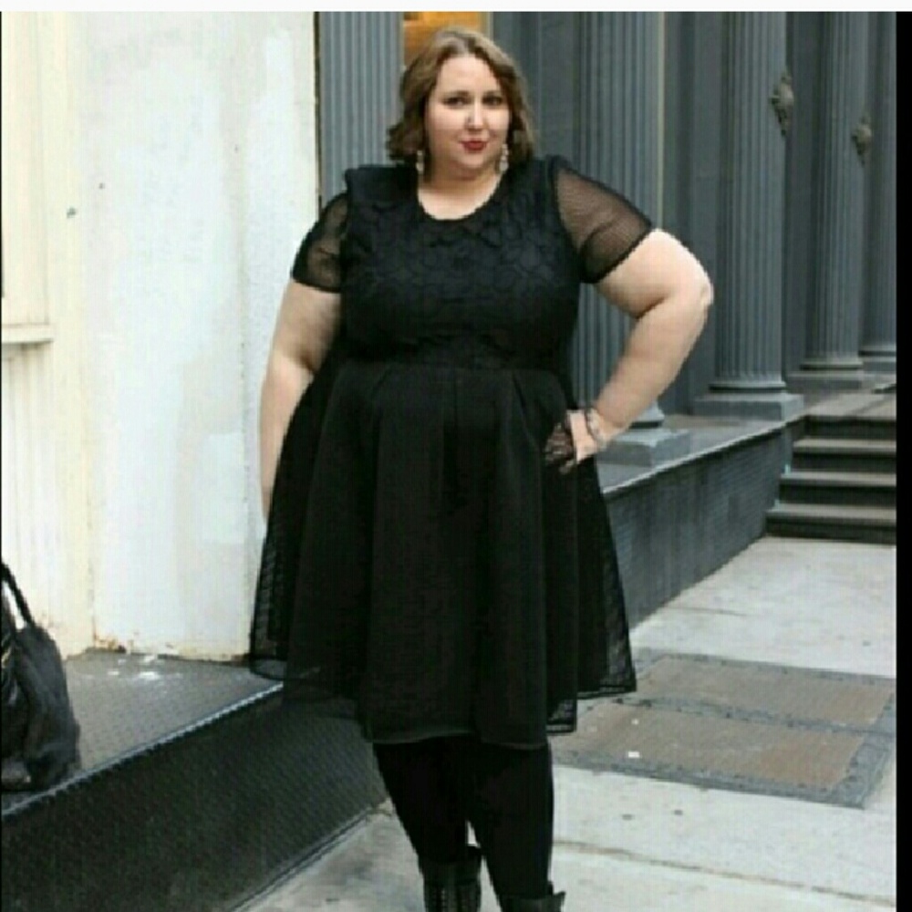 Black eloquii dress