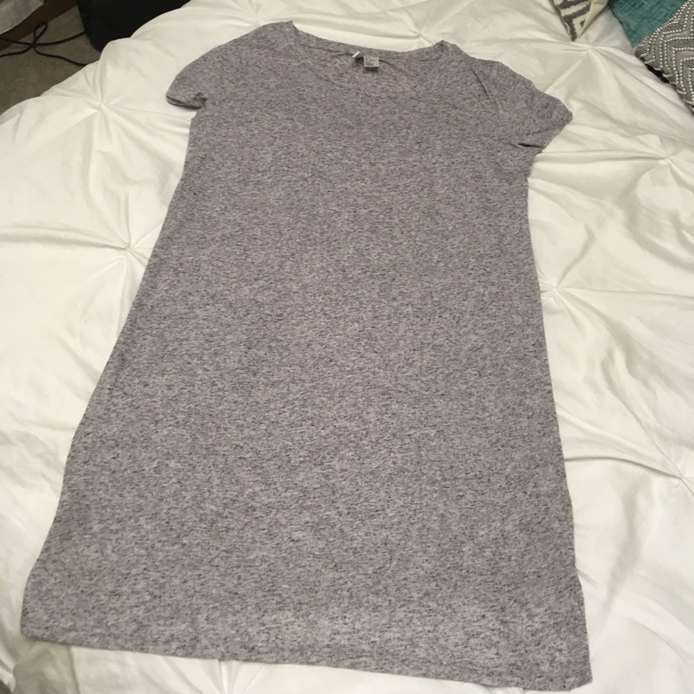 Grey T-shirt Dress