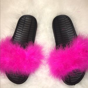 Fur Sandals
