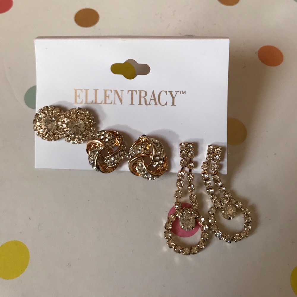 💄Gold Diamond Earrings💄