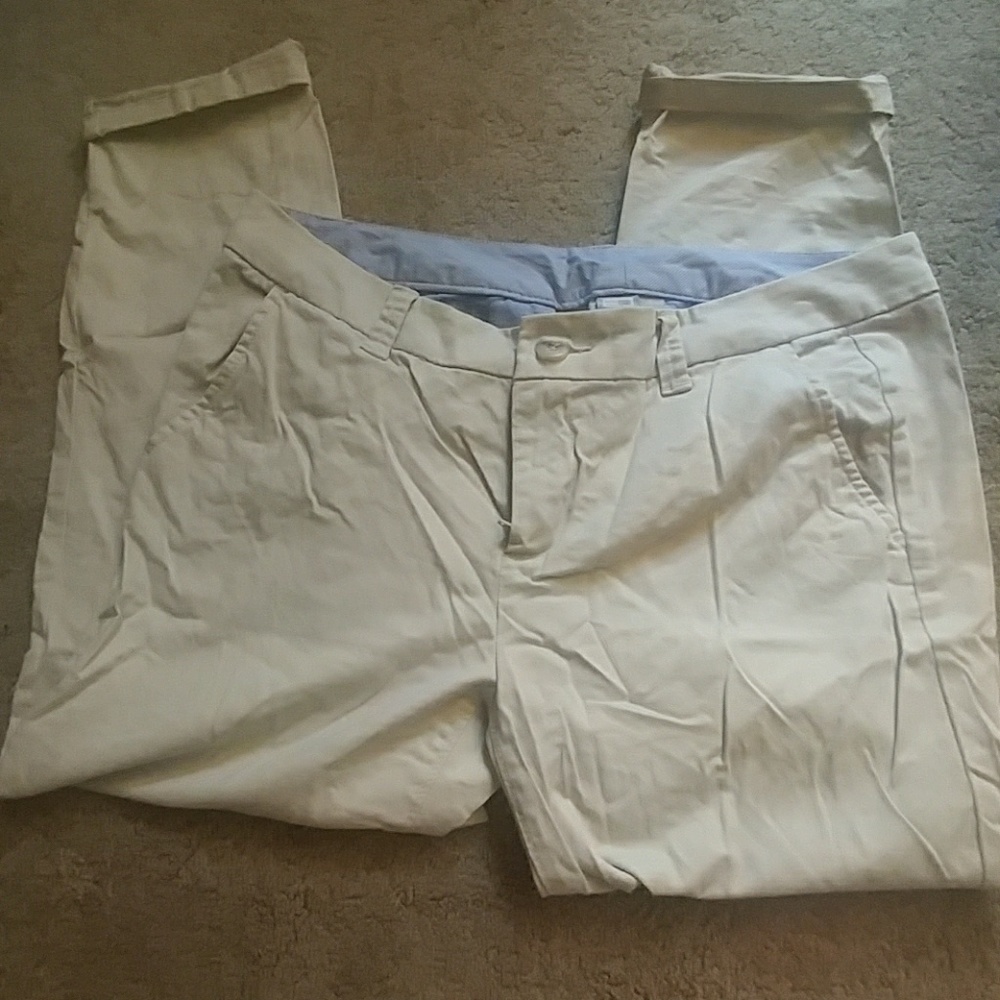 Khaki capris