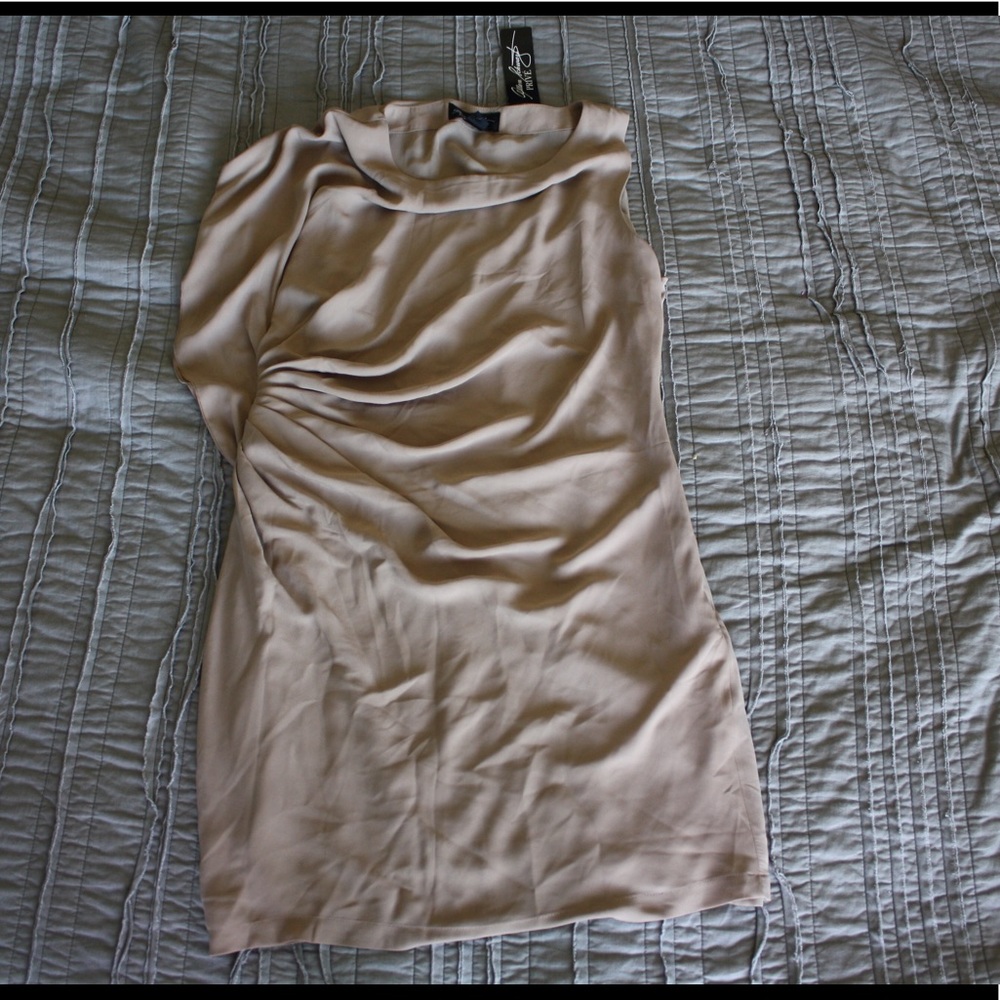Nude cocktail dress