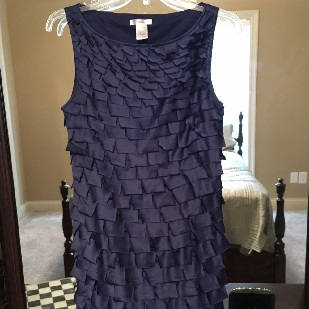 Navy cocktail dress