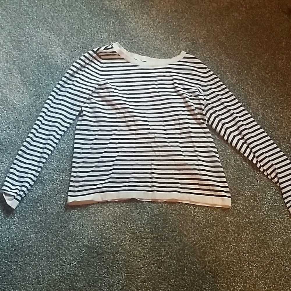 BASIC H&M Striped long sleeve tee