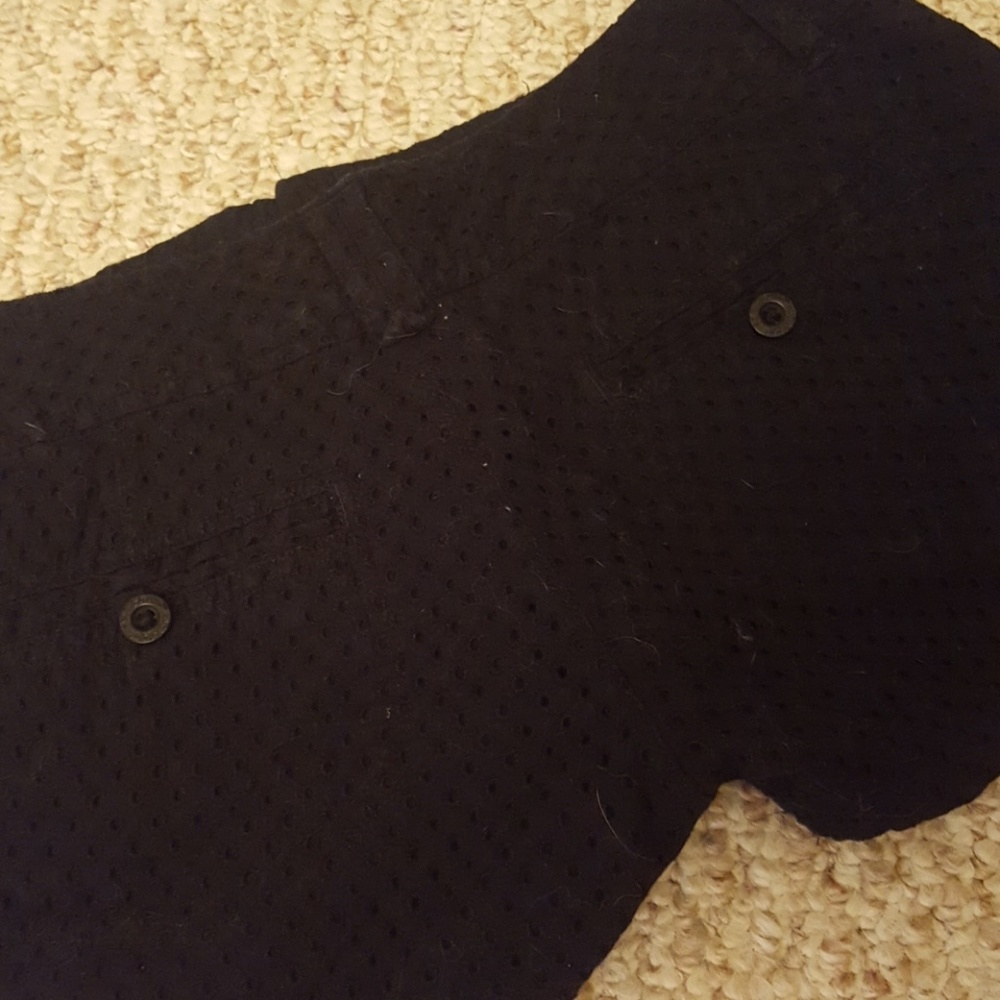*sold* Black eyelet shorts - Picture 4 of 4