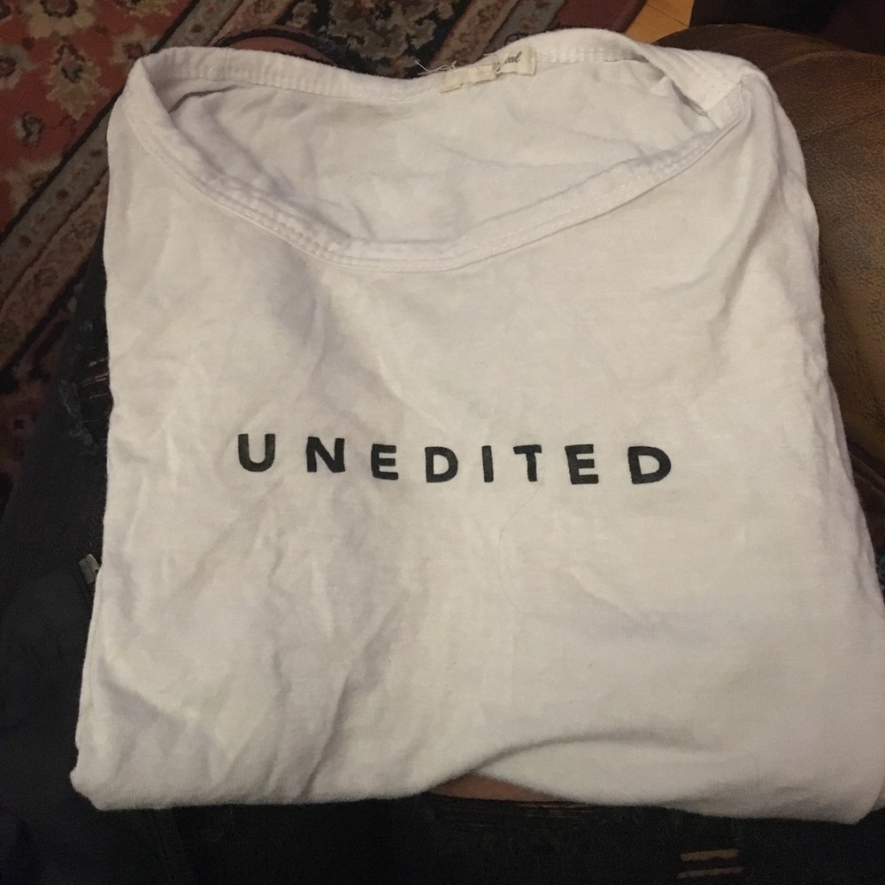 white unedited t shirt