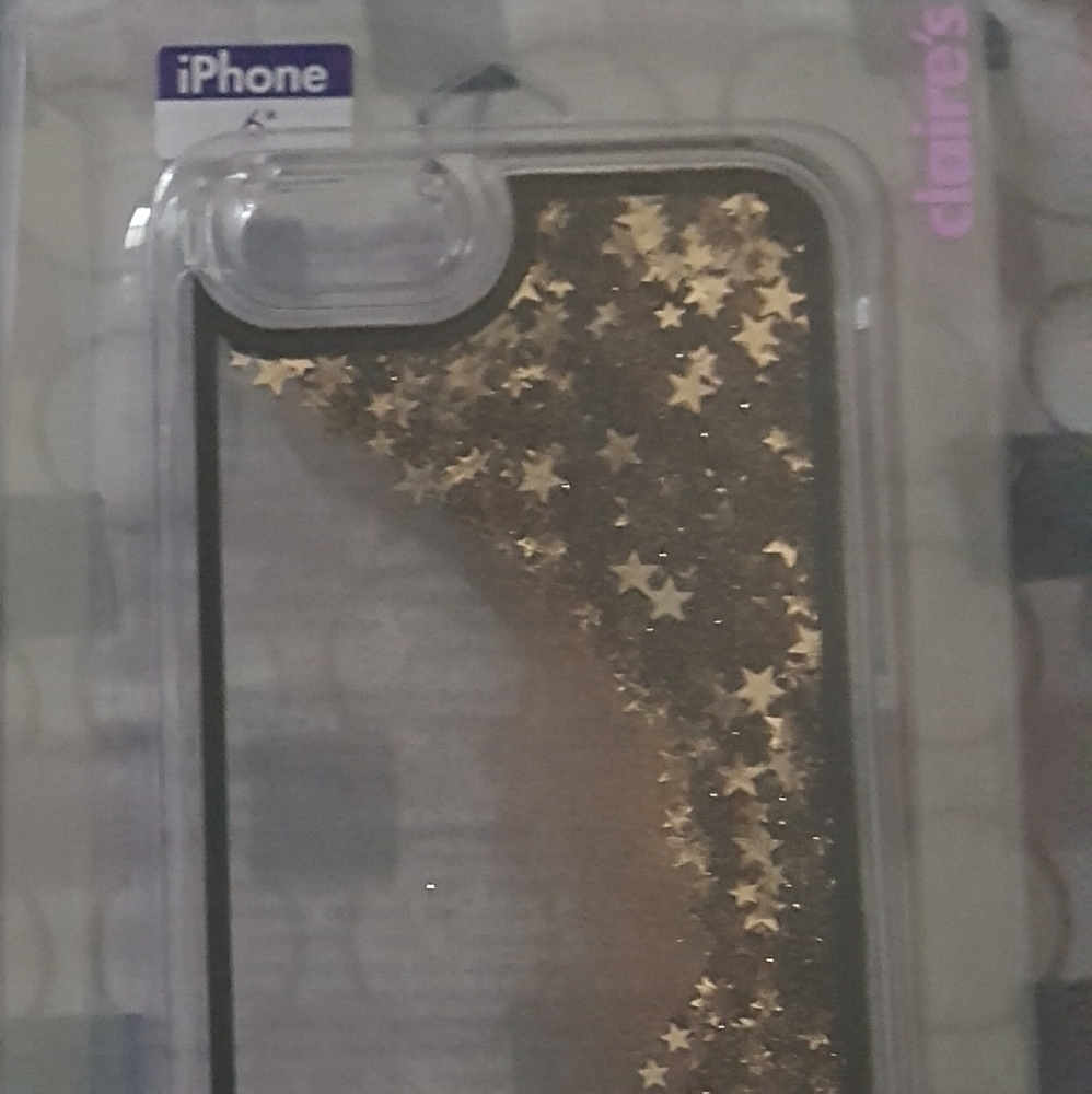 Gold glitter iPhone case