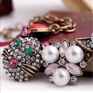 😻BETSEY JOHNSON KITTY CAT PET SHOP NECKLACE!🙀